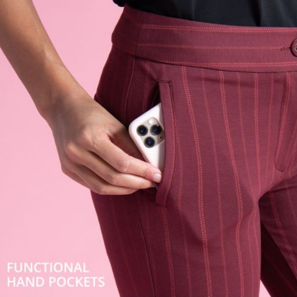 Betabrand cigarette pants XL long